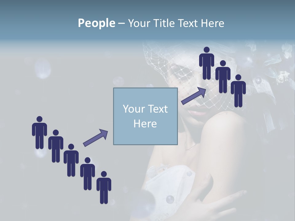 Female Girl Beauty PowerPoint Template