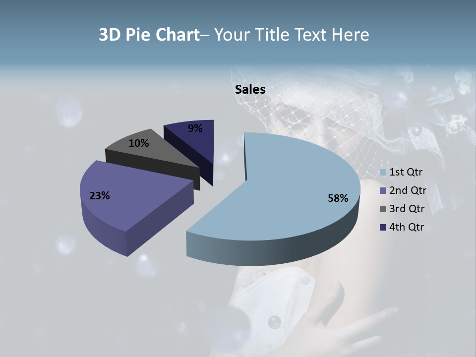Female Girl Beauty PowerPoint Template