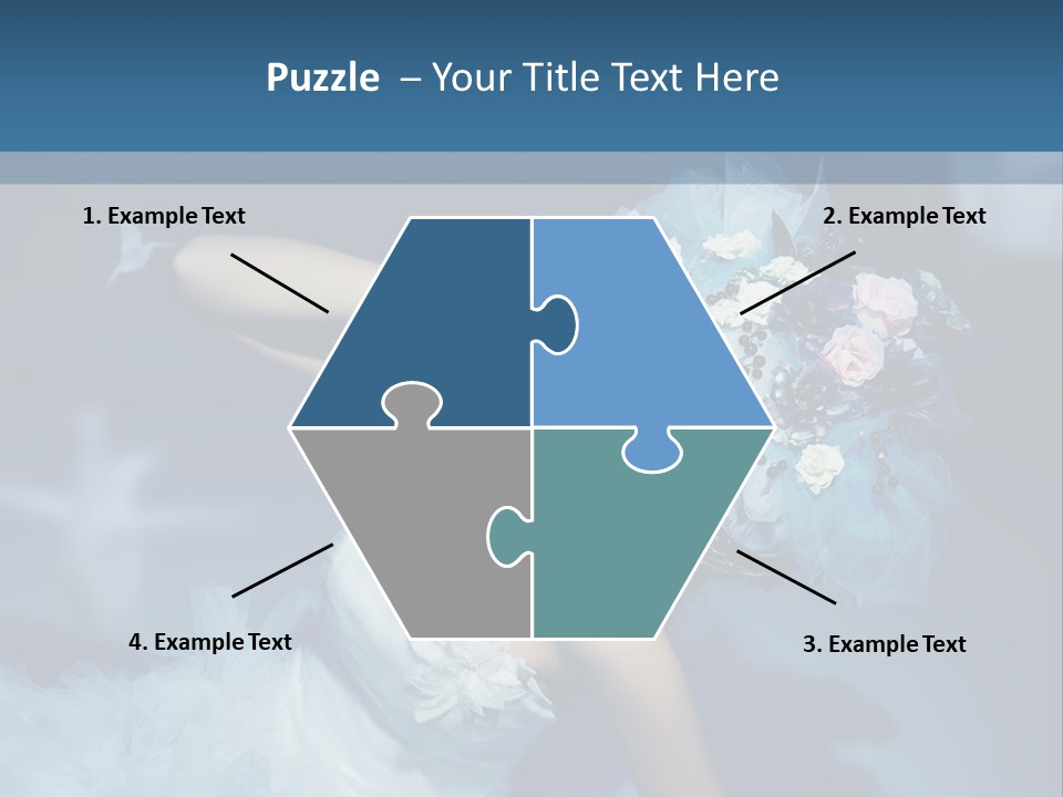 Sensuality Origami Art PowerPoint Template