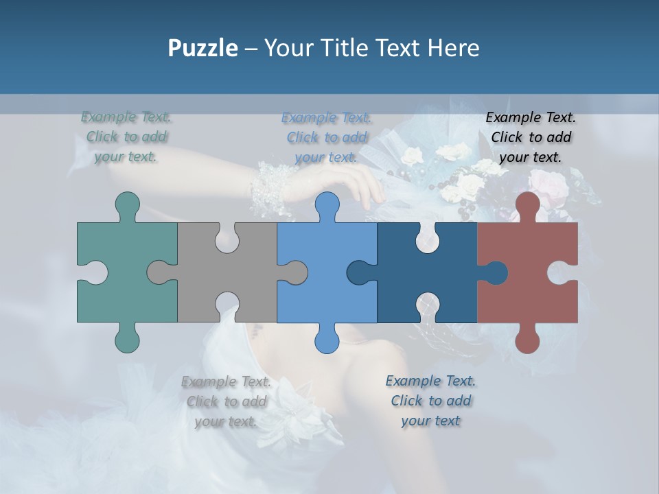 Sensuality Origami Art PowerPoint Template