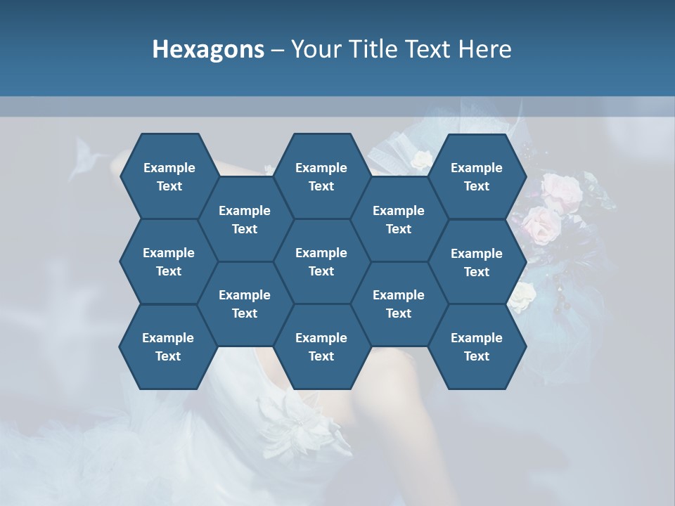 Sensuality Origami Art PowerPoint Template