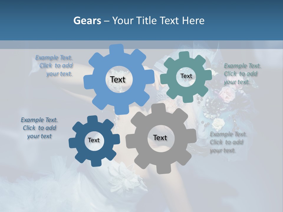 Sensuality Origami Art PowerPoint Template