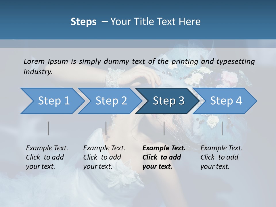 Sensuality Origami Art PowerPoint Template