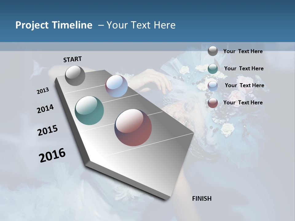 Sensuality Origami Art PowerPoint Template