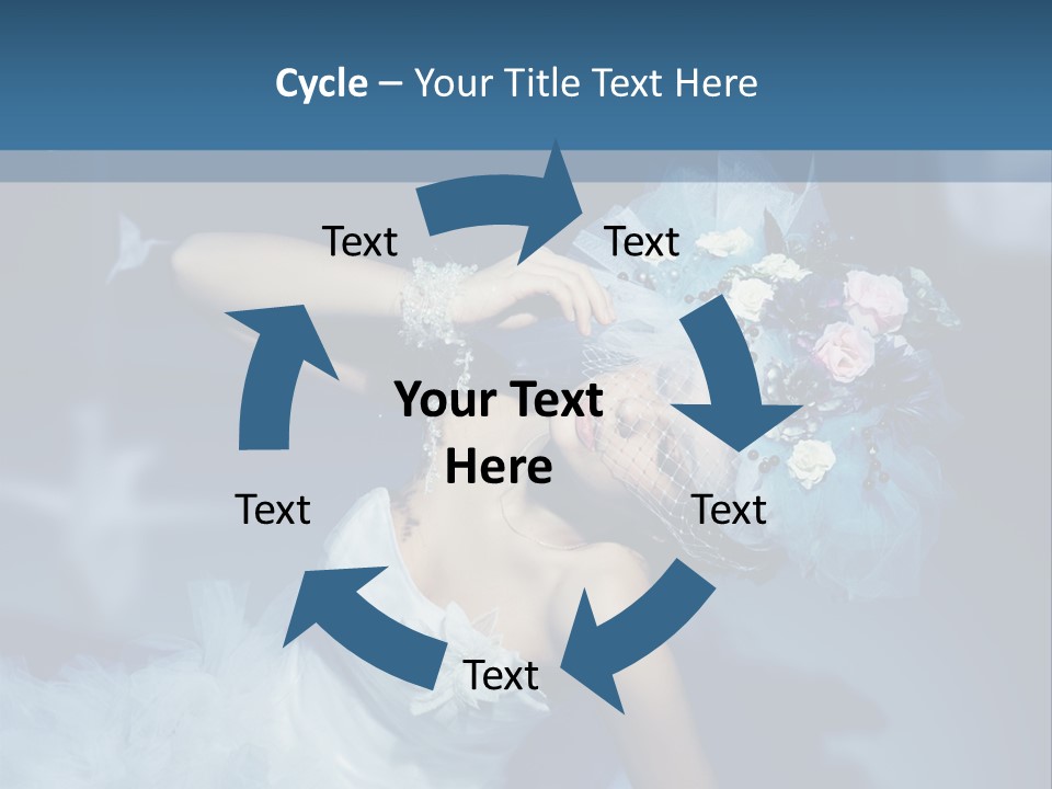 Sensuality Origami Art PowerPoint Template