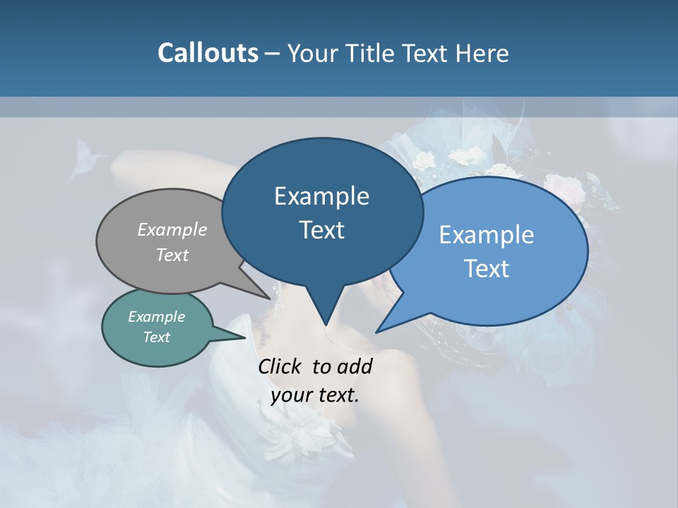 Sensuality Origami Art PowerPoint Template