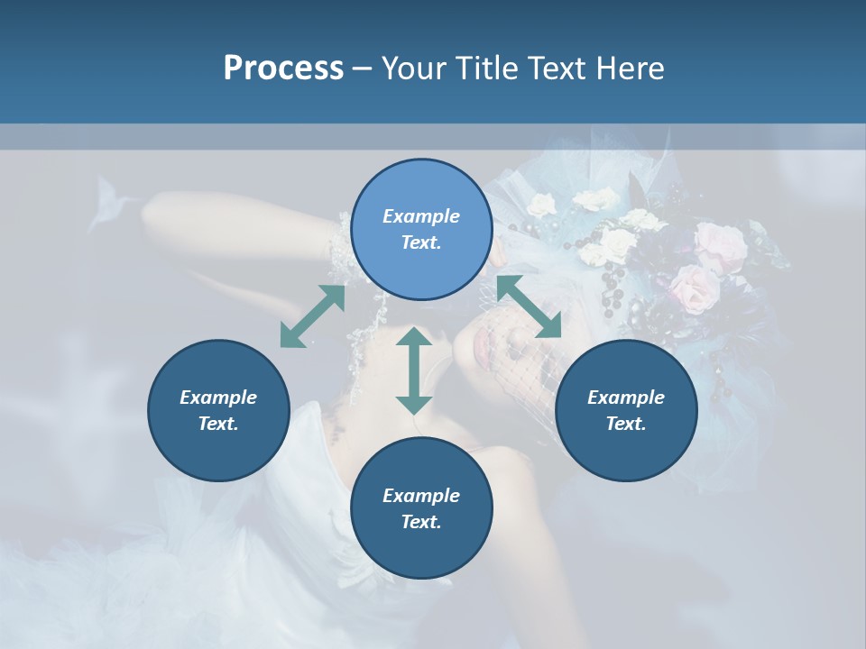 Sensuality Origami Art PowerPoint Template