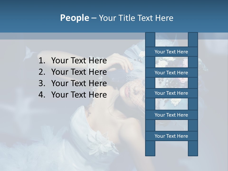 Sensuality Origami Art PowerPoint Template