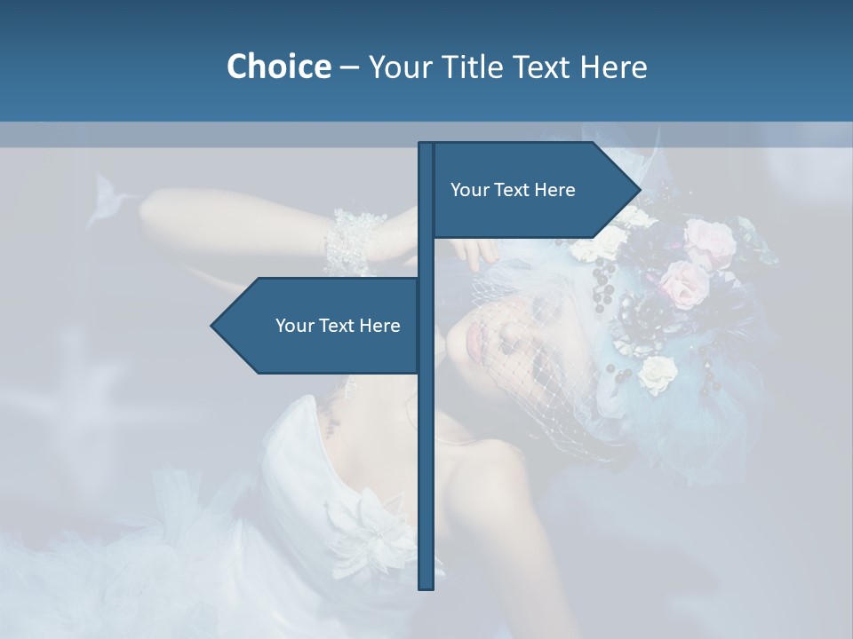 Sensuality Origami Art PowerPoint Template