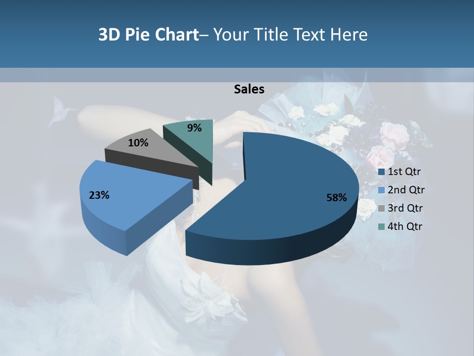 Sensuality Origami Art PowerPoint Template