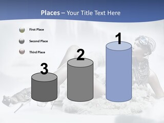 Attractive Blond Skincare PowerPoint Template