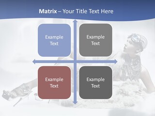 Attractive Blond Skincare PowerPoint Template
