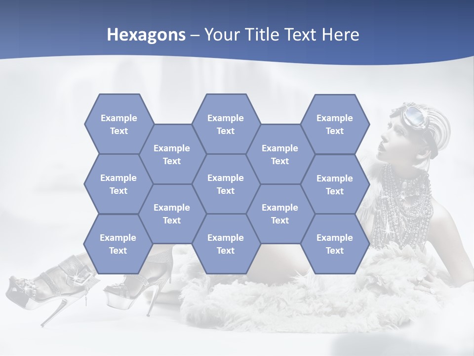 Attractive Blond Skincare PowerPoint Template