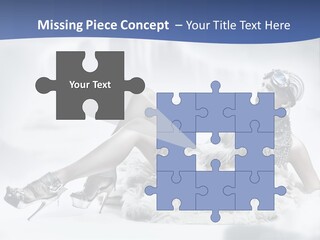 Attractive Blond Skincare PowerPoint Template