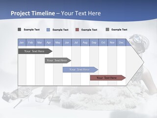 Attractive Blond Skincare PowerPoint Template