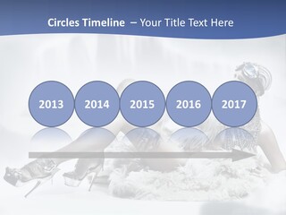 Attractive Blond Skincare PowerPoint Template