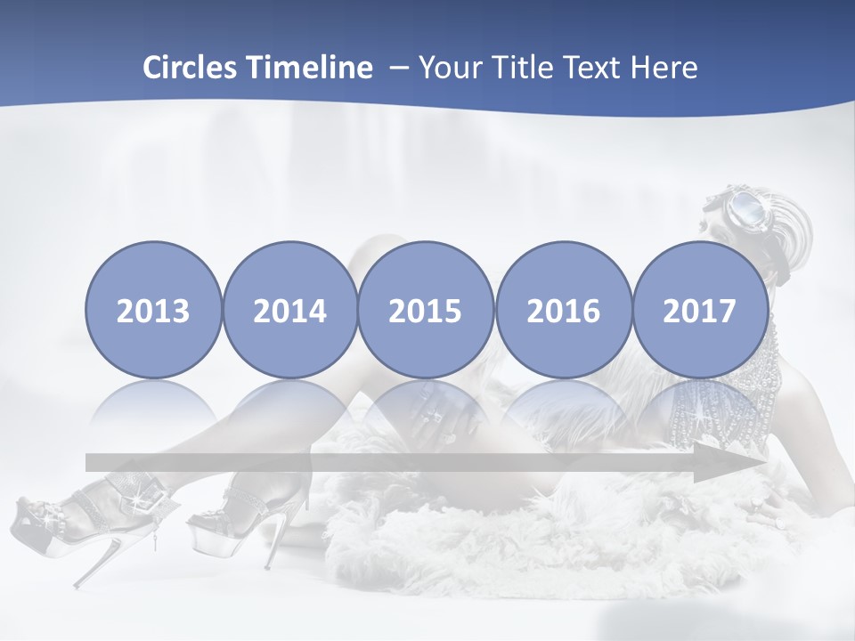 Attractive Blond Skincare PowerPoint Template