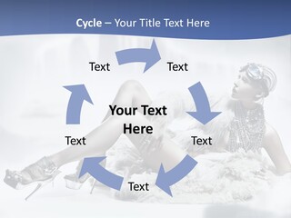 Attractive Blond Skincare PowerPoint Template
