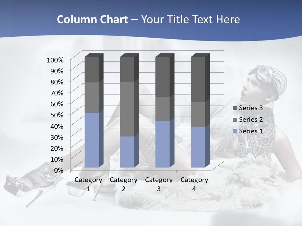 Attractive Blond Skincare PowerPoint Template