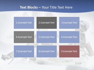 Attractive Blond Skincare PowerPoint Template