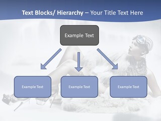 Attractive Blond Skincare PowerPoint Template