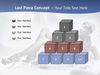 Attractive Blond Skincare PowerPoint Template