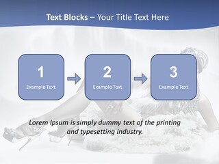 Attractive Blond Skincare PowerPoint Template