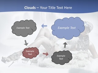 Attractive Blond Skincare PowerPoint Template