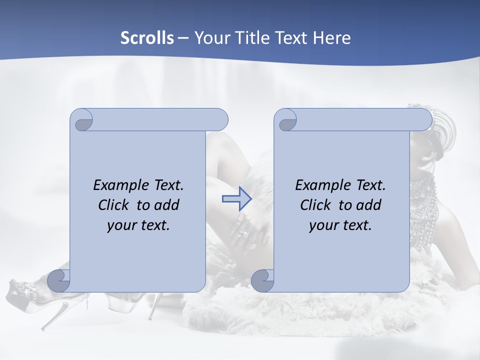 Attractive Blond Skincare PowerPoint Template