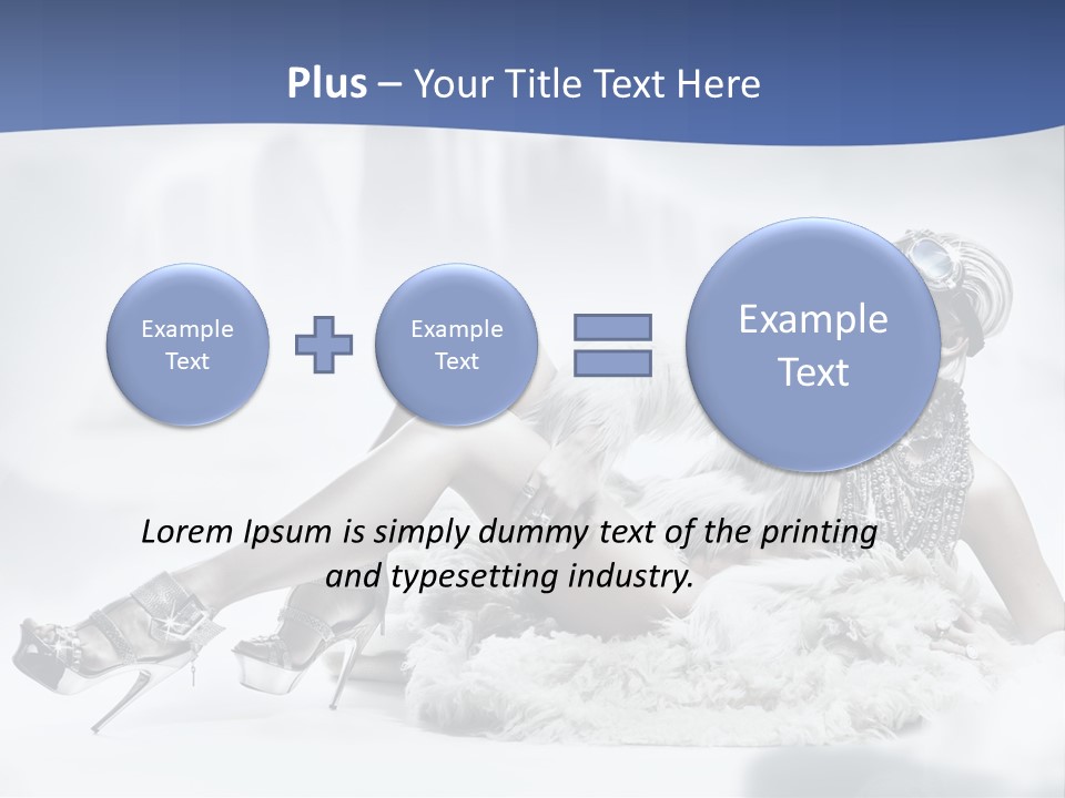 Attractive Blond Skincare PowerPoint Template