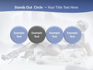 Attractive Blond Skincare PowerPoint Template