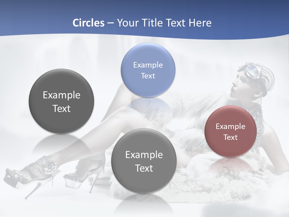 Attractive Blond Skincare PowerPoint Template