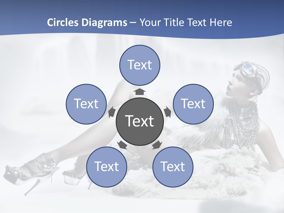 Attractive Blond Skincare PowerPoint Template