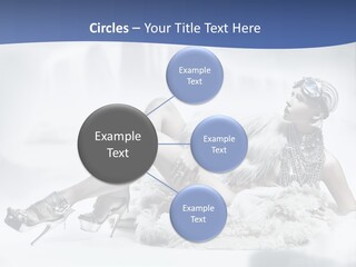 Attractive Blond Skincare PowerPoint Template