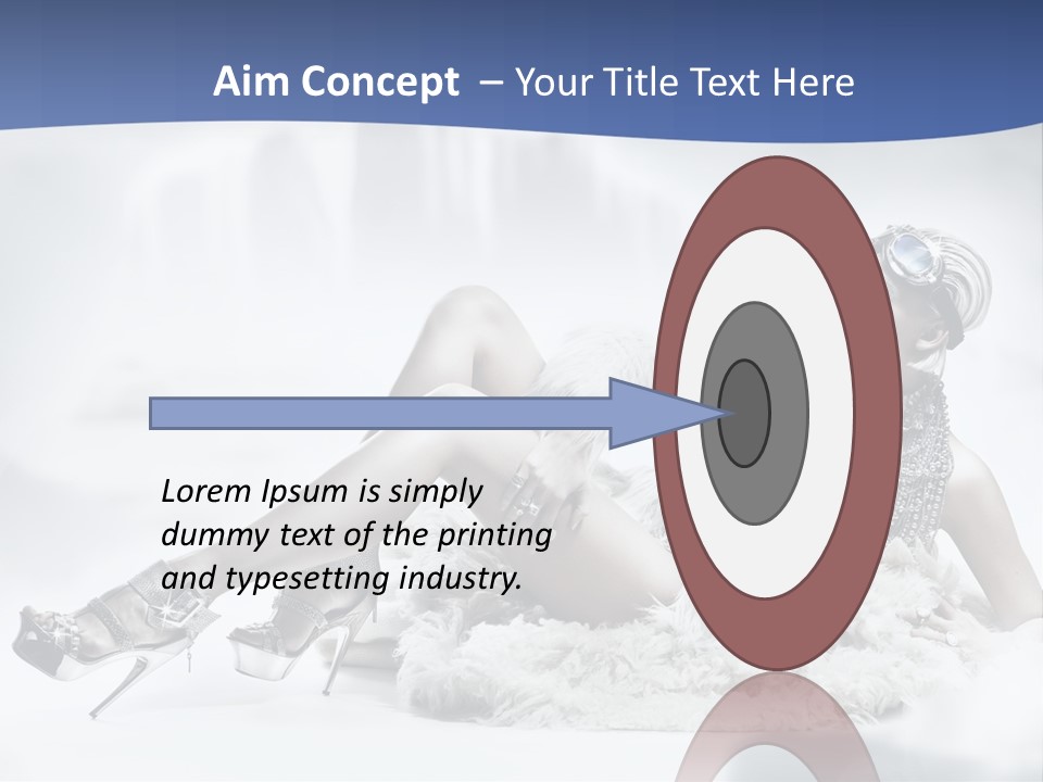 Attractive Blond Skincare PowerPoint Template