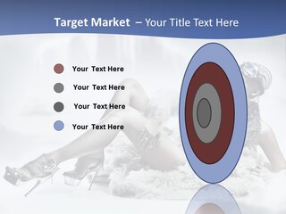Attractive Blond Skincare PowerPoint Template