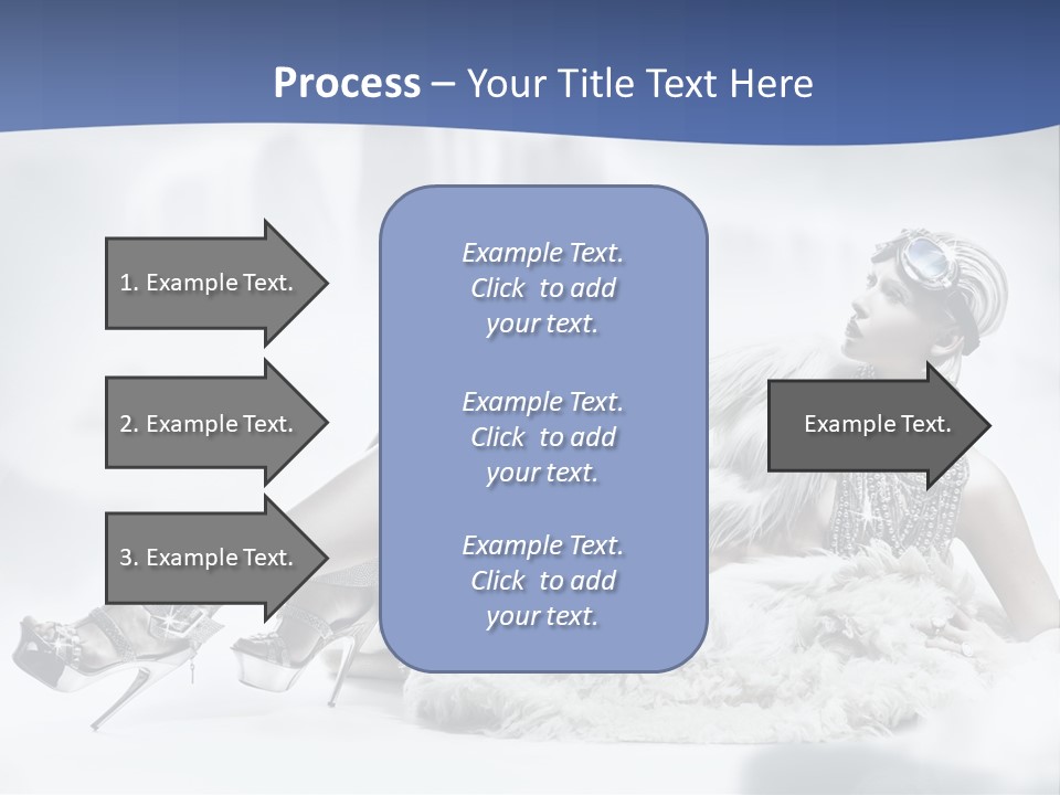 Attractive Blond Skincare PowerPoint Template
