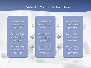 Attractive Blond Skincare PowerPoint Template
