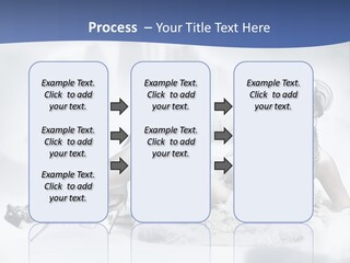 Attractive Blond Skincare PowerPoint Template