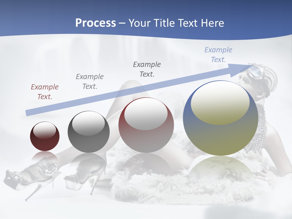 Attractive Blond Skincare PowerPoint Template