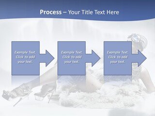 Attractive Blond Skincare PowerPoint Template