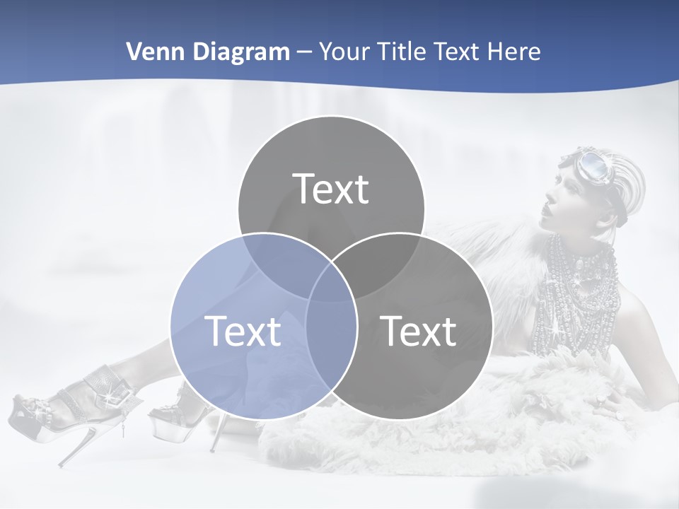 Attractive Blond Skincare PowerPoint Template