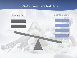 Attractive Blond Skincare PowerPoint Template