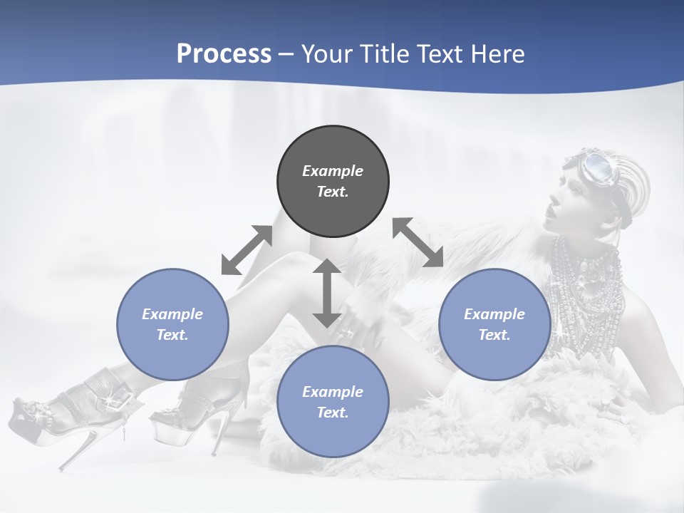 Attractive Blond Skincare PowerPoint Template