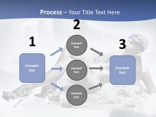 Attractive Blond Skincare PowerPoint Template