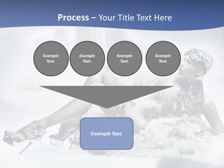 Attractive Blond Skincare PowerPoint Template