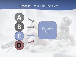 Attractive Blond Skincare PowerPoint Template