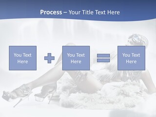 Attractive Blond Skincare PowerPoint Template