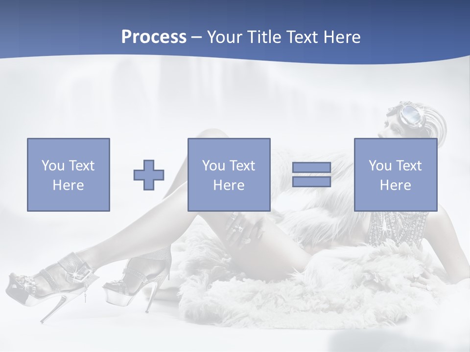 Attractive Blond Skincare PowerPoint Template
