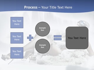 Attractive Blond Skincare PowerPoint Template